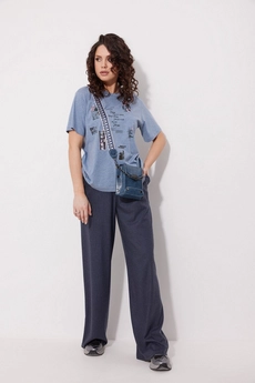 Футболка 2261 синий меланж MG Wear