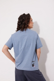 Футболка 2261 синий меланж MG Wear