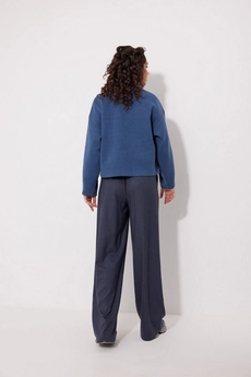 Брюки 4148 синяя полоска MG Wear