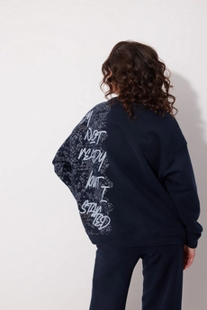 Джемпер 2242 синий MG Wear