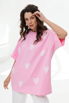 Футболка 2161 розовый MG Wear