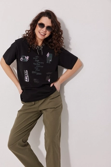 Футболка 2264 черный MG Wear