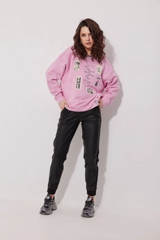 Джемпер 2246 розовый MG Wear