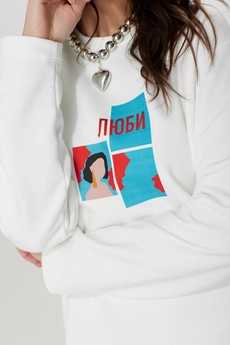 Джемпер 2141 молочный MG Wear