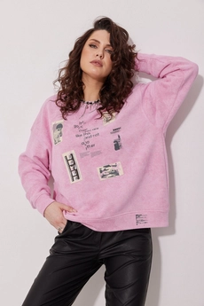Джемпер 2246 розовый MG Wear