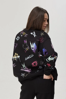 Джемпер 2125 черный MG Wear