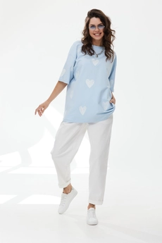 Футболка 2161 голубой MG Wear