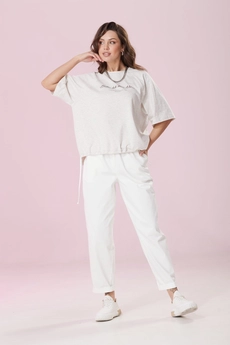 Футболка 2148 молочный меланж MG Wear