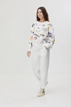 Брюки 4101 экрю MG Wear