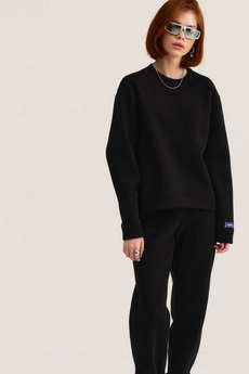 Джемпер 2102 черный MG Wear