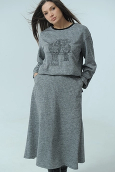 Костюм с юбкой 3027 Ma cherie