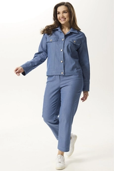 Костюм брючный 3040 голубой Ma cherie