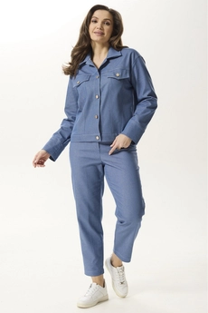 Костюм брючный 3040 голубой Ma cherie