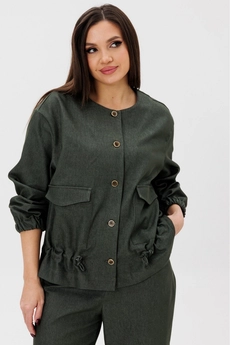 Костюм брючный 3116 хаки Ma cherie