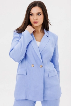 Костюм брючный 3126 голубой Ma cherie