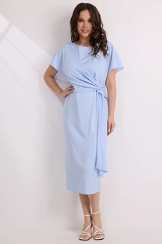 Платье 2452 голубой Магия Моды