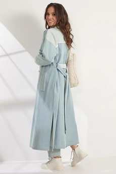 Тренч 2538 небесный Магия Моды