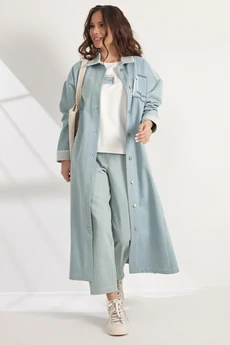 Тренч 2538 небесный Магия Моды