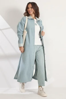 Тренч 2538 небесный Магия Моды