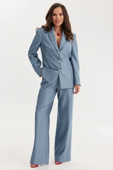 Костюм брючный 2659 сине-голубой Магия Моды