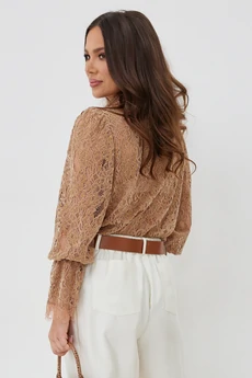 Блузка 2672 карамель Магия Моды