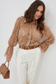 Блузка 2672 карамель Магия Моды