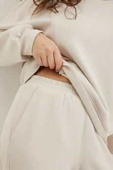 Костюм брючный 2684 молочный Магия Моды