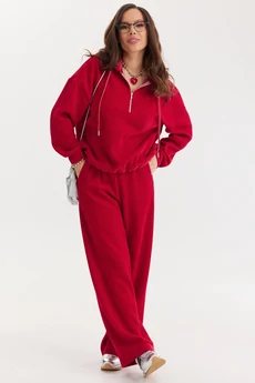 Костюм брючный 2686 красный Магия Моды