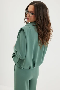 Костюм брючный 2694 зеленый Магия Моды