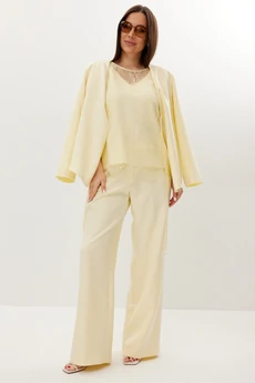 Костюм брючный 2709 желтый Магия Моды