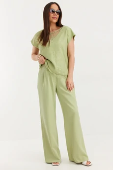 Костюм брючный 2709 фисташковый Магия Моды