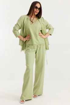 Костюм брючный 2709 фисташковый Магия Моды