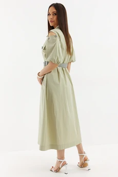 Платье 2710 зеленый Магия Моды