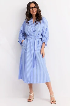 Платье 2720 голубой Магия Моды