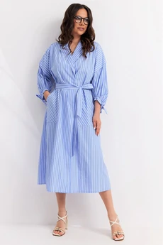 Платье 2720 голубой Магия Моды