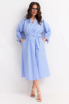 Платье 2720 голубой Магия Моды