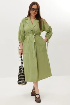 Платье 2720 зеленый Магия Моды