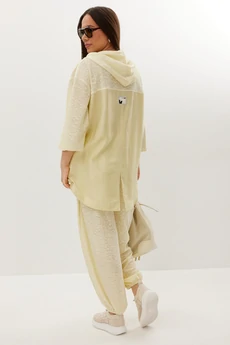 Костюм брючный 2722 желтый Магия Моды