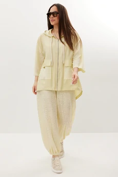 Костюм брючный 2722 желтый Магия Моды