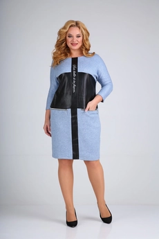 Платье 700 голубой MammaModa