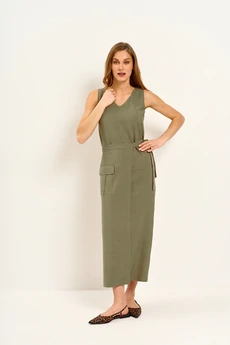 Платье 1014 хаки Mar.s design