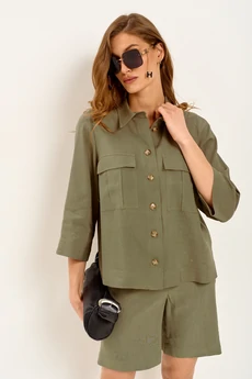 Блузка 1016 хаки Mar.s design