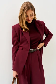 Жакет 1057 бордовый Mar.s design