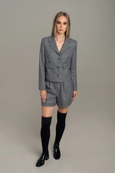 Костюм с шортами 443 гусиная лапка Marika