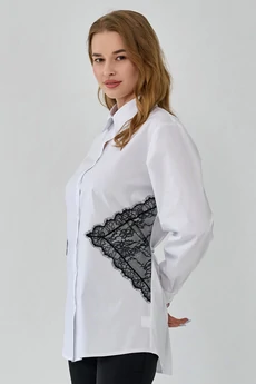 Блузка 1098B белая Мастер Мод