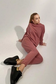 Спортивный костюм 1110 пудра Melisa