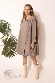 Плащ 107 серый ID fashion