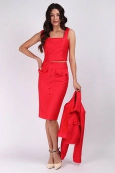 Костюм с юбкой 1420-1 Mia-Moda
