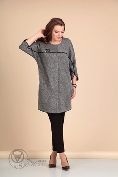 Кардиган 629 серый MichelStyle
