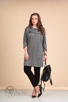 Кардиган 629 серый MichelStyle